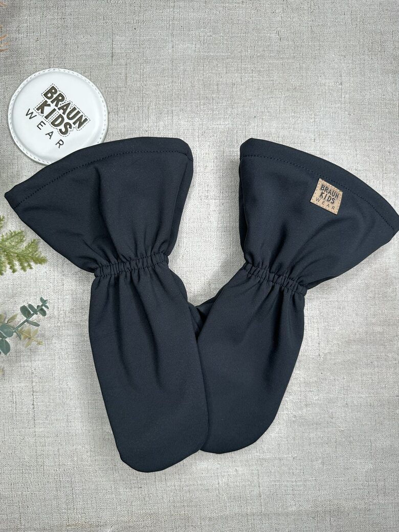 Starpsezonas softshell cimdi - ļoti tumši zili 