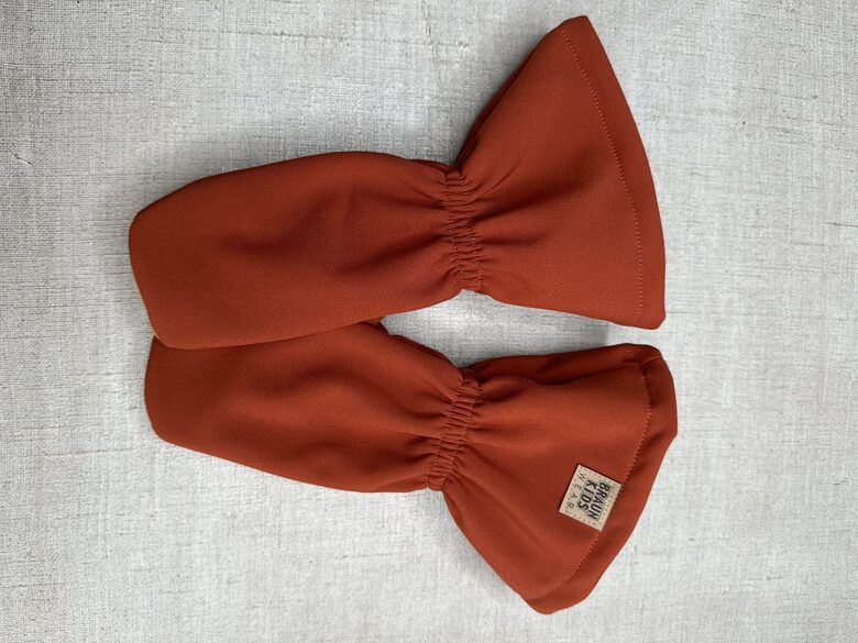 Gatavi starpsezonas softshell cimdi - Ķieģeļu