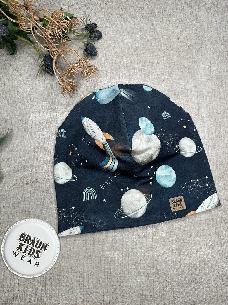 Starpsezonas beanie cepure - Planētas 54-56.izm