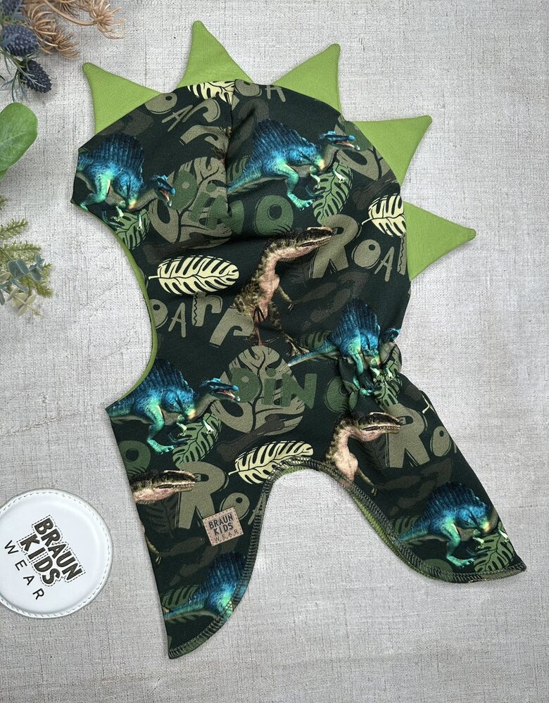 Starpsezonas ķivercepure  - Dinozaurs ar salātzaļu