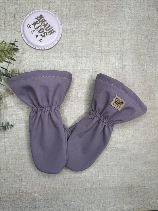 Starpsezonas softshell cimdi  -  Dūmakaini violeti