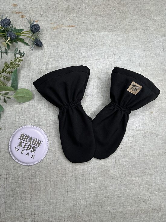 Starpsezonas softshell cimdi - melni